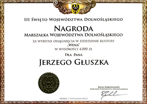 Nagroda Marszałka - Głuszek Jerzy, 2011